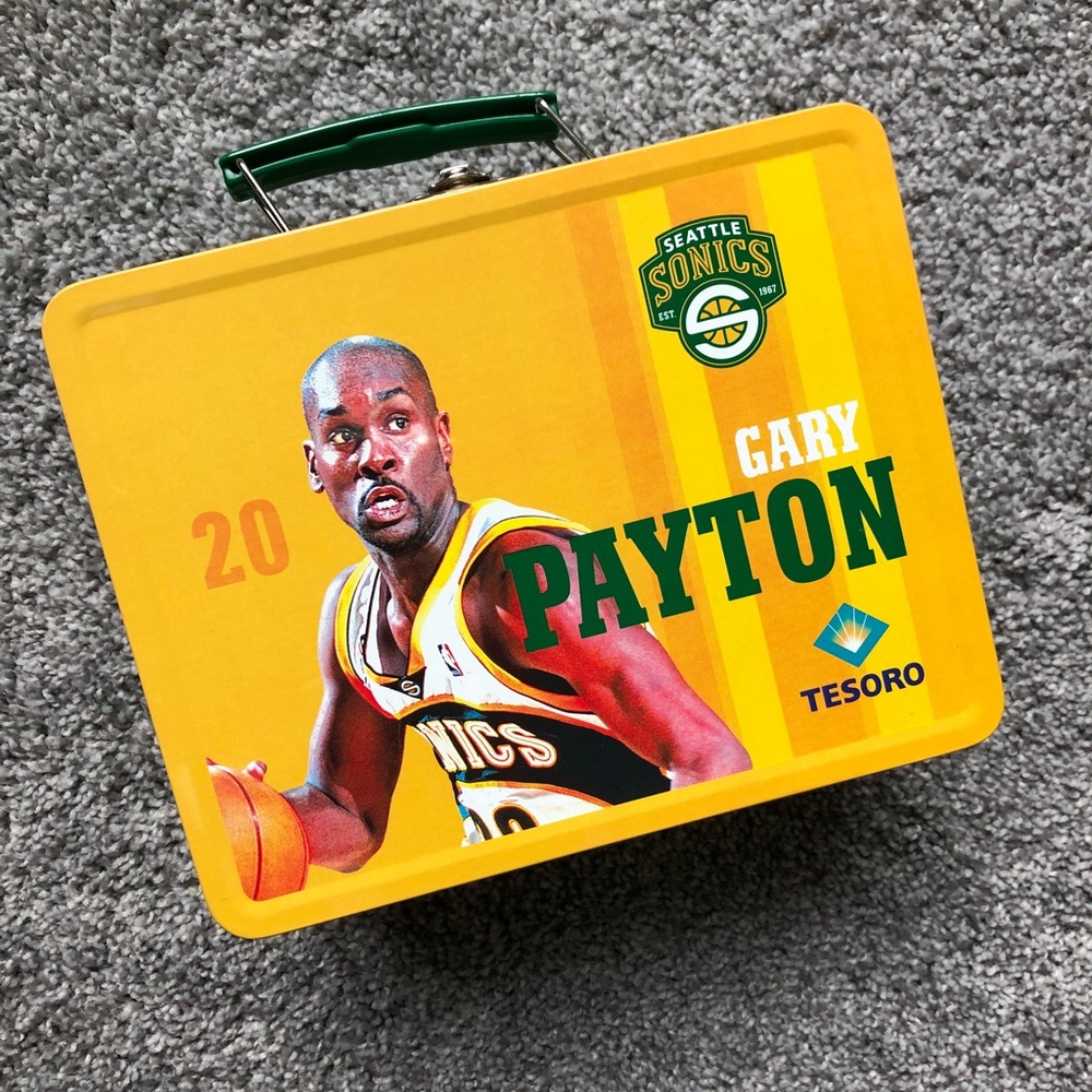 Seattle Sonics Tin Lunch Pail